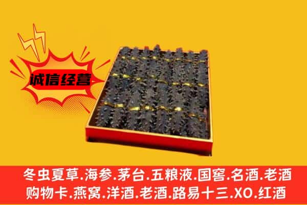 宁南县回收海参